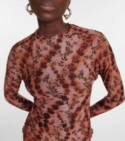 Bedrucktes Top Aus Jersey -FRAME || Dolce & Gabbana Verkäufe P00750576 d1