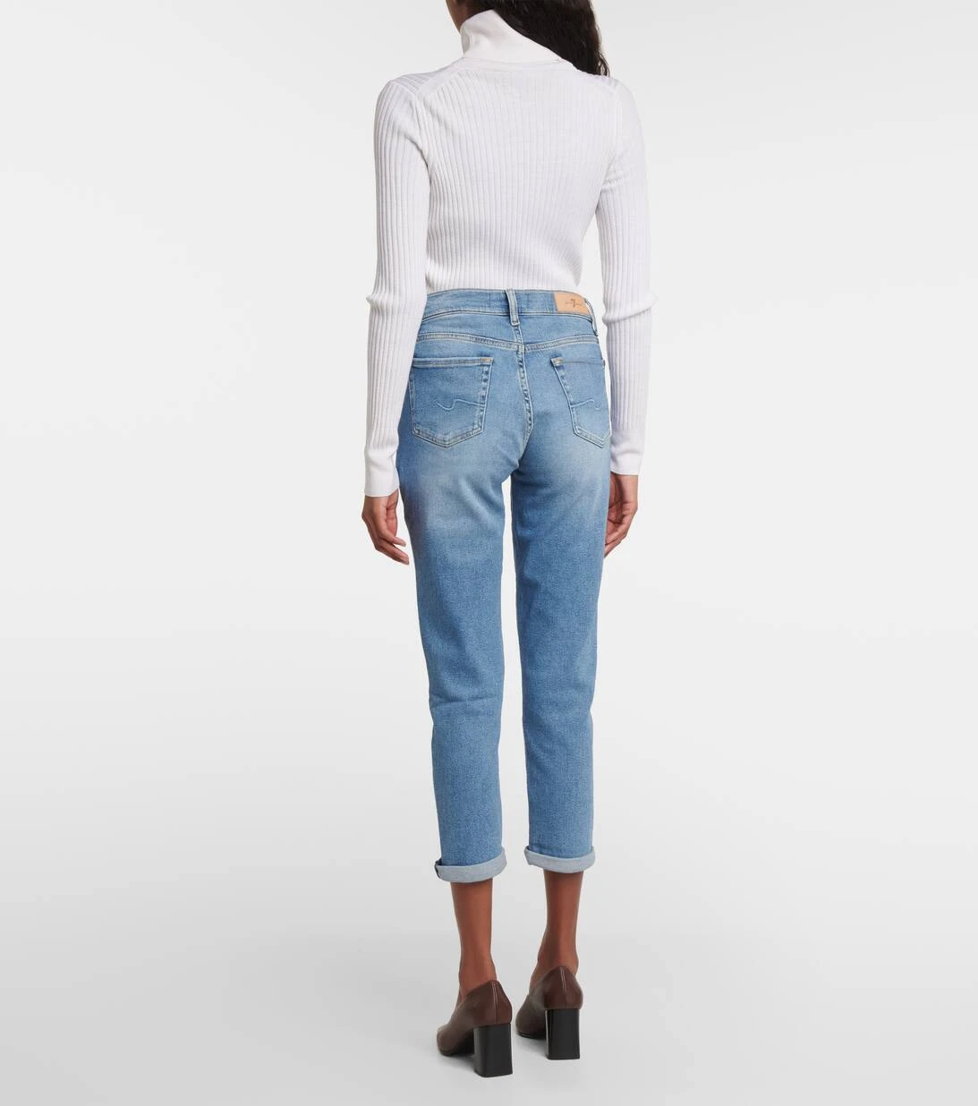 7 For All Mankind Mid-Rise Slim Jeans Josefina 5 7 For All Mankind Mid-Rise Slim Jeans Josefina – Bild 3