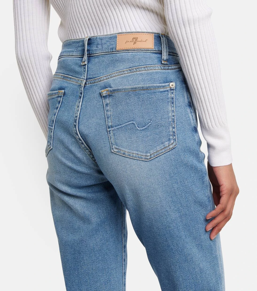 7 For All Mankind Mid-Rise Slim Jeans Josefina 8 7 For All Mankind Mid-Rise Slim Jeans Josefina – Bild 6