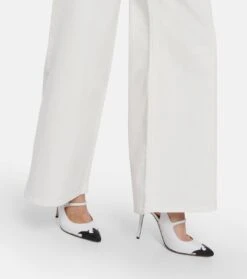 7 For All Mankind Mid-Rise Wide-Leg Jeans Zoey -FRAME || Dolce & Gabbana Verkäufe P00751103 d2