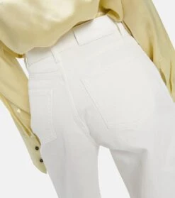 7 For All Mankind Mid-Rise Wide-Leg Jeans Zoey -FRAME || Dolce & Gabbana Verkäufe P00751103 d3