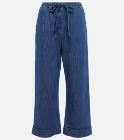 Valentino Weite Hose Aus Denim