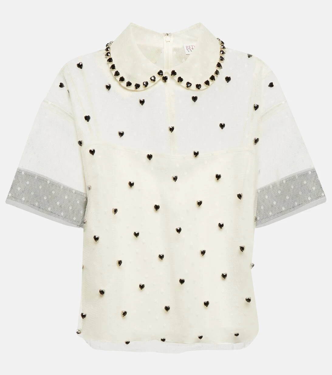 Verziertes Top Aus Tüll 3 Verziertes Top Aus Tüll