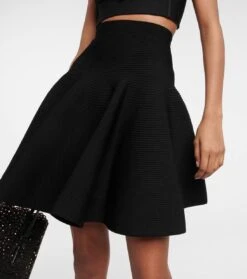 ALAIA Minirock Aus Rippstrick 9 ALAIA Minirock Aus Rippstrick -FRAME || Dolce & Gabbana Verkäufe P00752644 d1