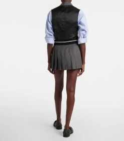 Miu Miu Minirock Aus Schurwolle -FRAME || Dolce & Gabbana Verkäufe P00753171 b2