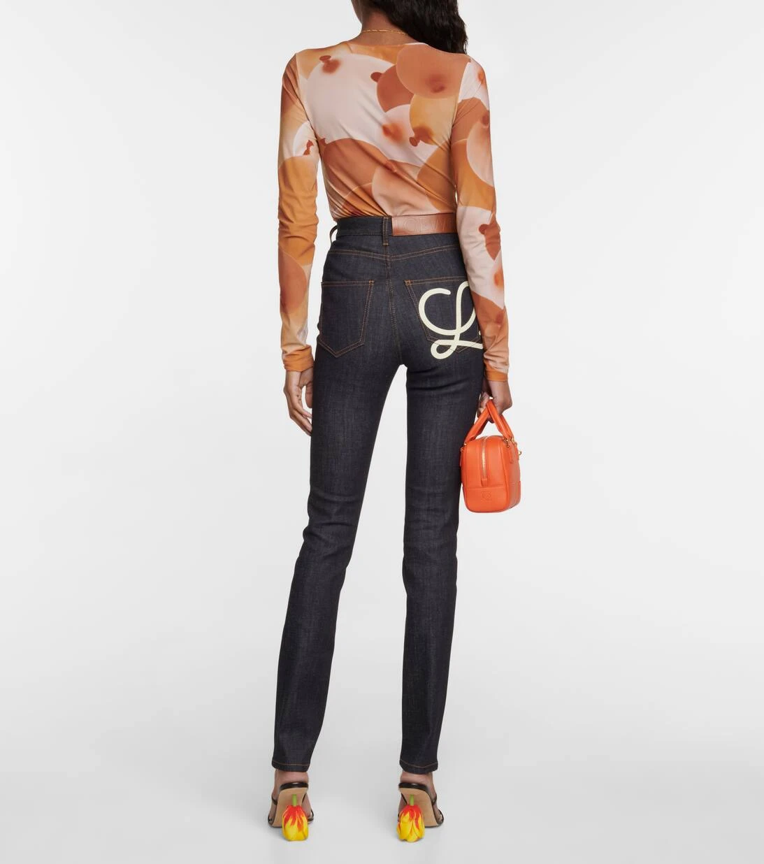 Loewe Bedruckte Mid-Rise Slim Jeans 5 Loewe Bedruckte Mid-Rise Slim Jeans – Bild 3