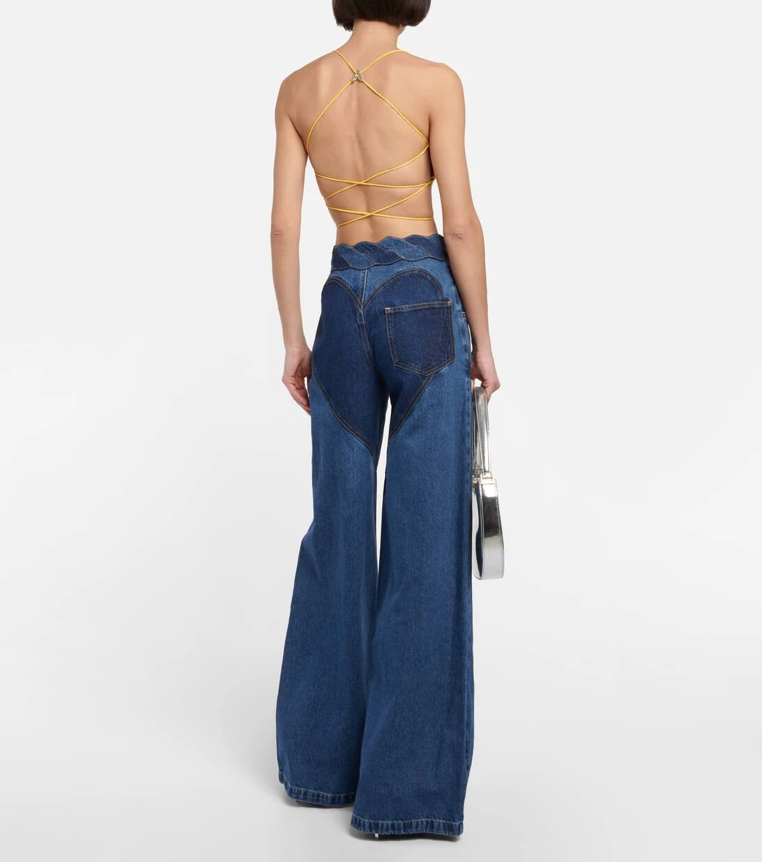 Area Verzierte High-Rise Jeans 5 Area Verzierte High-Rise Jeans – Bild 3