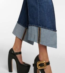 Bottega Veneta High-Rise Cropped Straight Jeans -FRAME || Dolce & Gabbana Verkäufe P00758180 d2