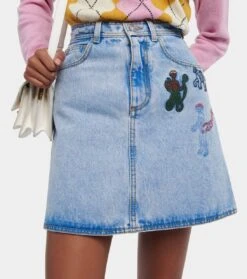 Marni Bestickter High-Rise-Jeansrock 10 Marni Bestickter High-Rise-Jeansrock -FRAME || Dolce & Gabbana Verkäufe P00758406 d1