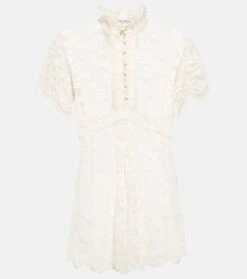 Paco Rabanne Bluse Aus Spitze