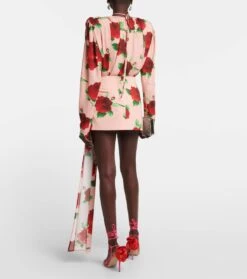 Magda Butrym Bedruckter Minirock Aus Seide -FRAME || Dolce & Gabbana Verkäufe P00758908 b2