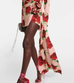 Magda Butrym Bedruckter Minirock Aus Seide -FRAME || Dolce & Gabbana Verkäufe P00758908 d2