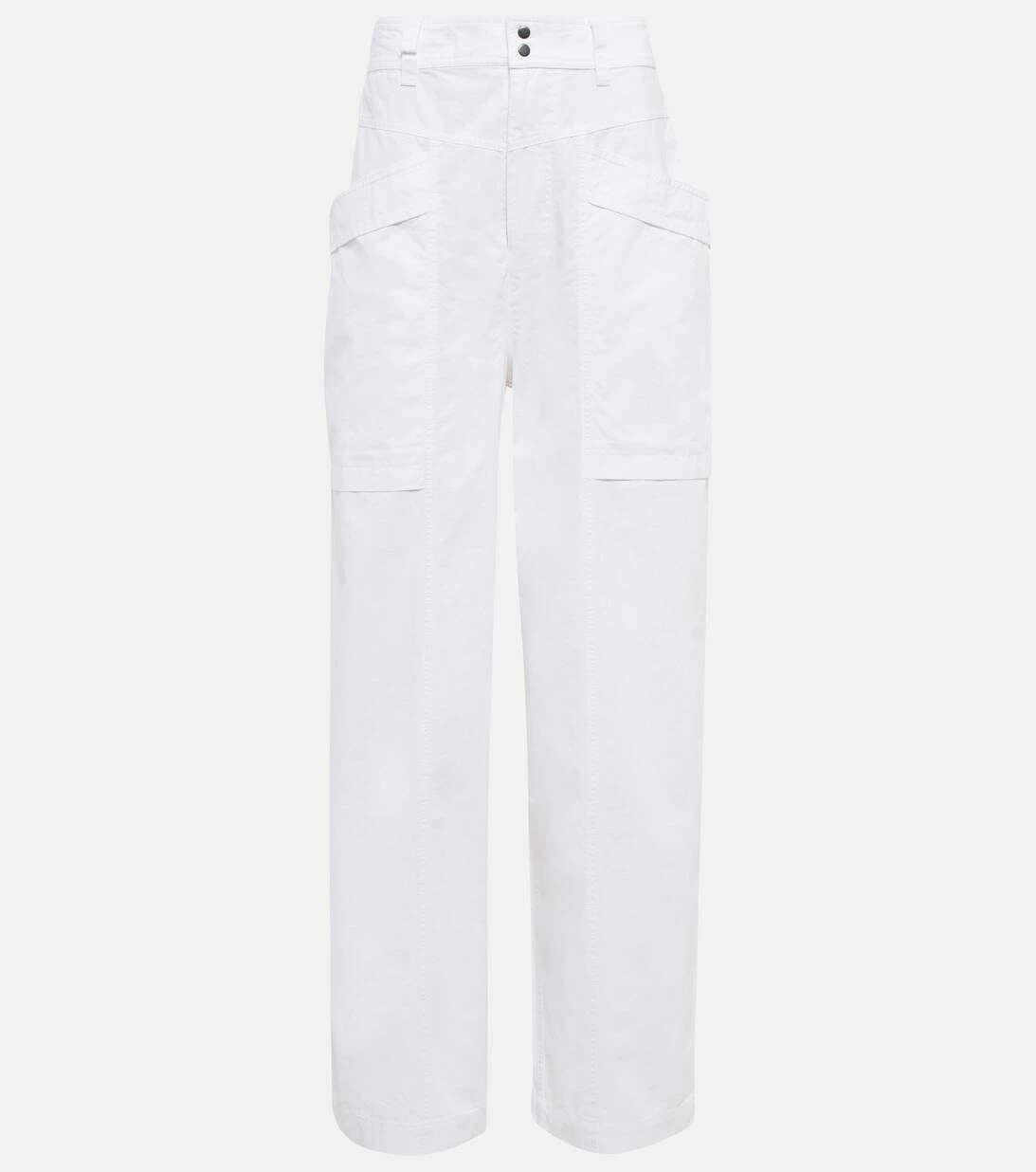 High-Rise-Hose Ruby Aus Baumwolle 3 High-Rise-Hose Ruby Aus Baumwolle