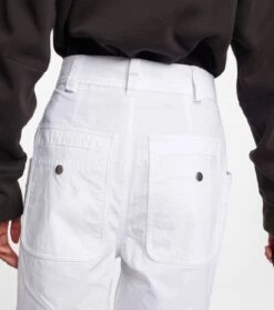 High-Rise-Hose Ruby Aus Baumwolle 11 High-Rise-Hose Ruby Aus Baumwolle -FRAME || Dolce & Gabbana Verkäufe P00759005 d2