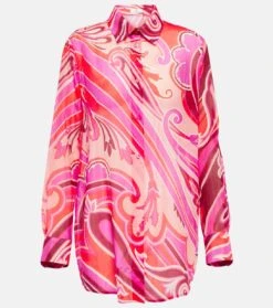 Etro Hemd Aus Baumwolle Und Seide