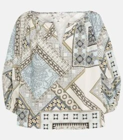 Etro Bedruckte Bluse Aus Baumwolle