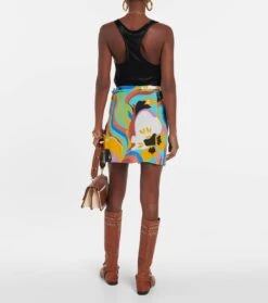 Etro Bedruckter Wickelrock -FRAME || Dolce & Gabbana Verkäufe P00759759 b2