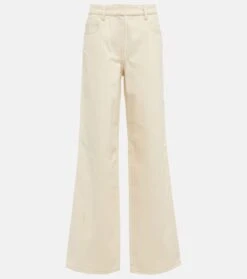 Prada High-Rise Wide Leg Jeans