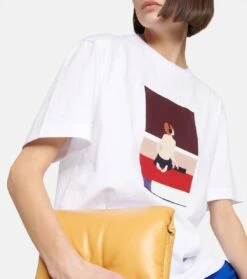 Bedrucktes T-Shirt Aus Baumwoll-Jersey -FRAME || Dolce & Gabbana Verkäufe P00763420 d1