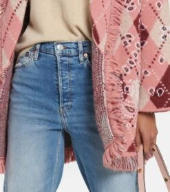 RE/DONE High-Rise Wide-Leg Jeans 70s -FRAME || Dolce & Gabbana Verkäufe P00766189 d1