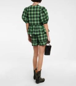 Ganni Bluse Aus Seersucker -FRAME || Dolce & Gabbana Verkäufe P00766202 b2