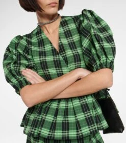 Ganni Bluse Aus Seersucker -FRAME || Dolce & Gabbana Verkäufe P00766202 d1