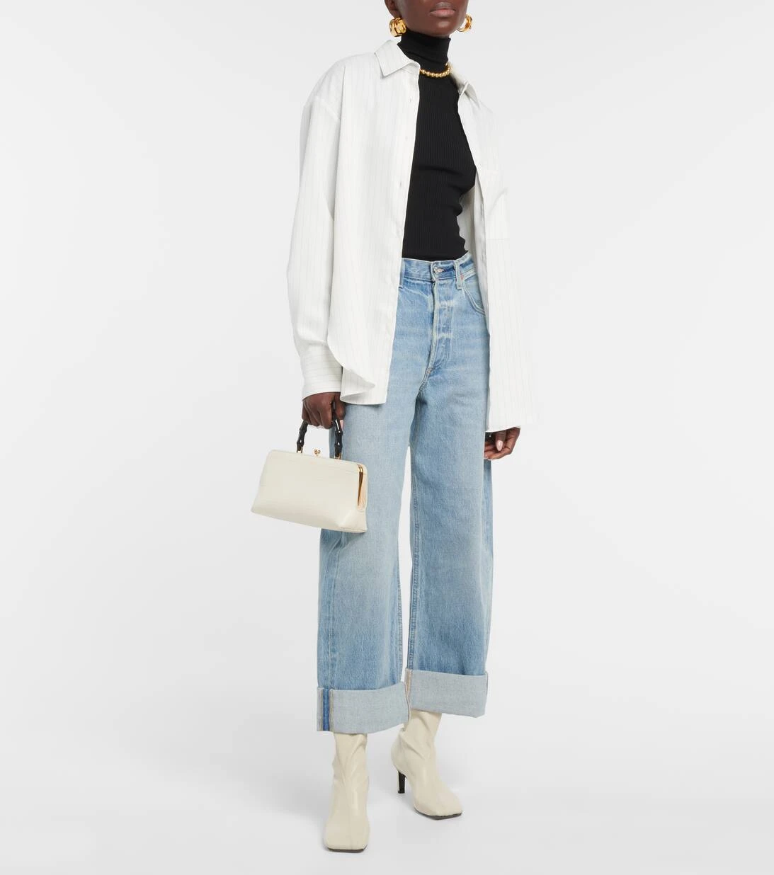 CITIZENS OF HUMANITY Mid-Rise Wide-Leg Cropped Jeans Ayla 4 CITIZENS OF HUMANITY Mid-Rise Wide-Leg Cropped Jeans Ayla – Bild 2