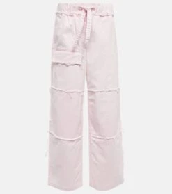 Dries Van Noten High-Rise-Cargohose Aus Denim