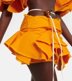 Jacquemus Minirock La Jupe Artichaut Aus Baumwolle 10 Jacquemus Minirock La Jupe Artichaut Aus Baumwolle -FRAME || Dolce & Gabbana Verkäufe P00770126 d1