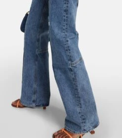 Jacquemus High-Rise Wide-Leg Jeans Bordado -FRAME || Dolce & Gabbana Verkäufe P00770135 d2