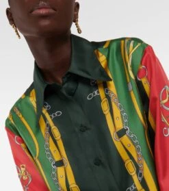 Gucci Hemd Harness Und Double G Aus Seide -FRAME || Dolce & Gabbana Verkäufe P00770397 d1