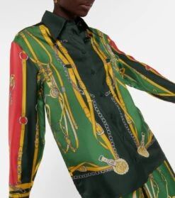 Gucci Hemd Harness Und Double G Aus Seide -FRAME || Dolce & Gabbana Verkäufe P00770397 d2