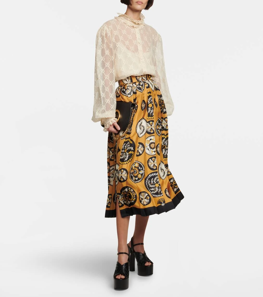 Gucci Bluse GG Aus Spitze 4 Gucci Bluse GG Aus Spitze – Bild 2