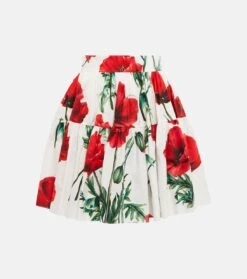 Dolce & Gabbana Minirock Aus Baumwollpopeline