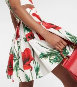 Dolce & Gabbana Minirock Aus Baumwollpopeline -FRAME || Dolce & Gabbana Verkäufe P00770485 d2