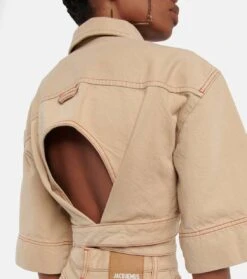 Jacquemus Cropped-Top Le Haut De Nîmes Yuma -FRAME || Dolce & Gabbana Verkäufe P00770654 d2