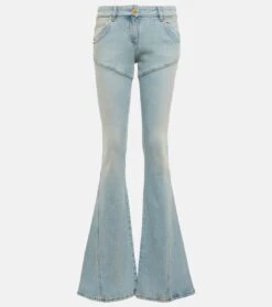 Blumarine Low-Rise Flared Jeans