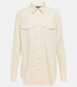 LORO PIANA Hemd Yelena Aus Baumwoll-Chambray