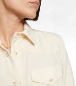 LORO PIANA Hemd Yelena Aus Baumwoll-Chambray -FRAME || Dolce & Gabbana Verkäufe P00774649 d1