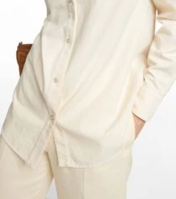 LORO PIANA Hemd Yelena Aus Baumwoll-Chambray -FRAME || Dolce & Gabbana Verkäufe P00774649 d2