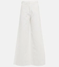 LORO PIANA High-Rise Wide Jeans