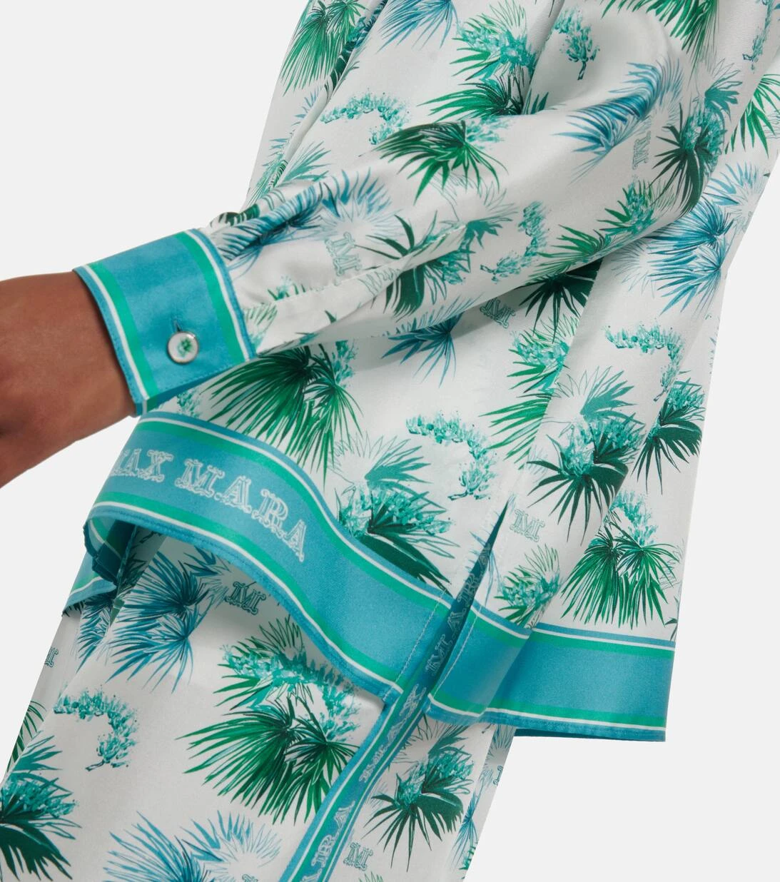 Max Mara Bedrucktes Hemd Svago Aus Seiden-Twill 7 Max Mara Bedrucktes Hemd Svago Aus Seiden-Twill – Bild 5