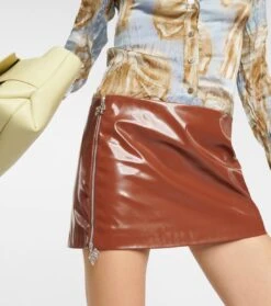 Acne Studios Low-Rise-Minirock Glossy 9 Acne Studios Low-Rise-Minirock Glossy -FRAME || Dolce & Gabbana Verkäufe P00776018 d1