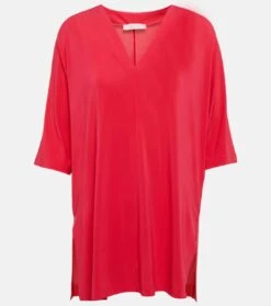 Max Mara Leisure T-Shirt Locarno Aus Crêpe-Jersey