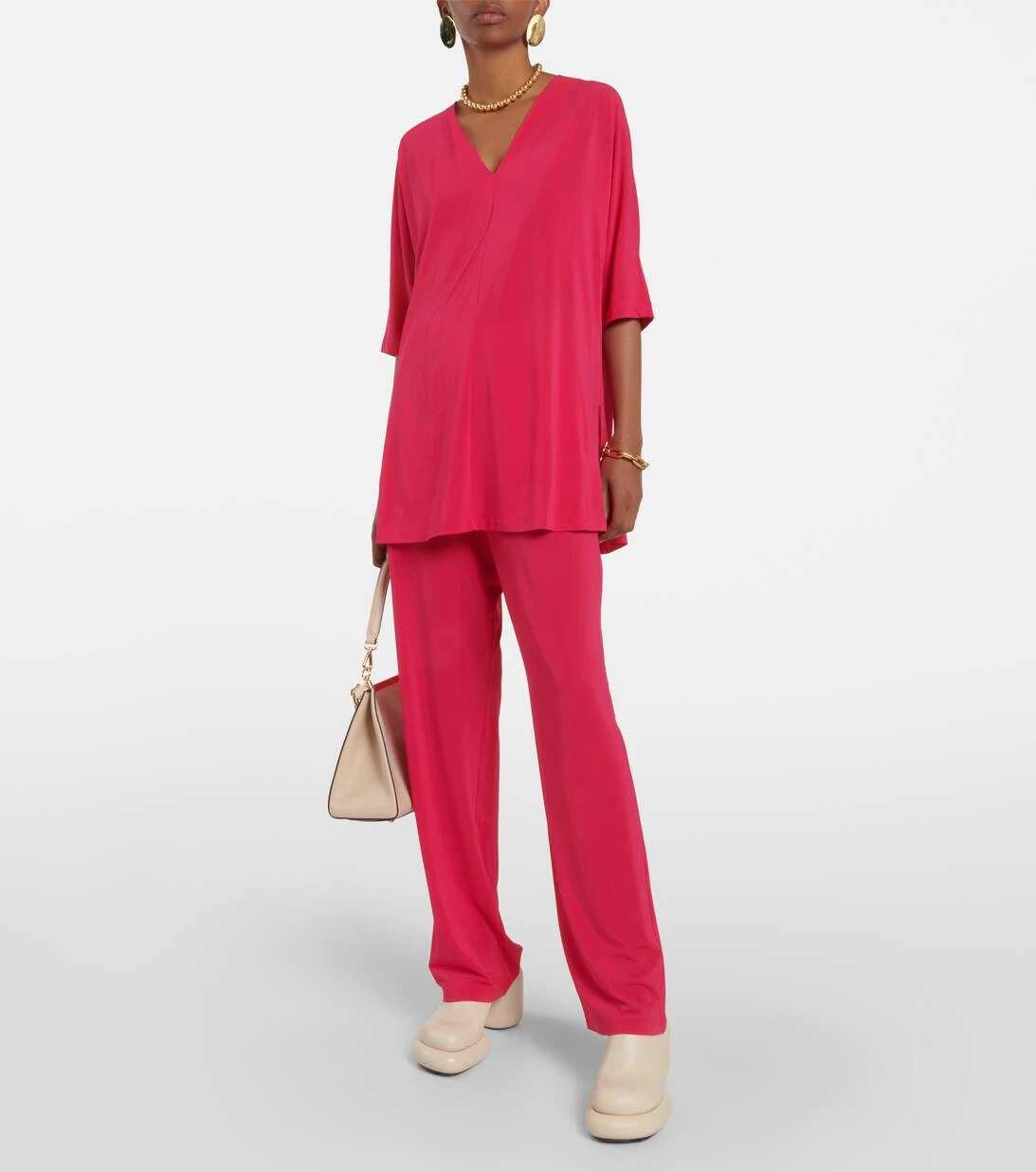 Max Mara Leisure T-Shirt Locarno Aus Crêpe-Jersey 4 Max Mara Leisure T-Shirt Locarno Aus Crêpe-Jersey – Bild 2