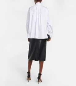 Joseph Schluppenbluse Aus Baumwolle 10 Joseph Schluppenbluse Aus Baumwolle -FRAME || Dolce & Gabbana Verkäufe P00776361 b2