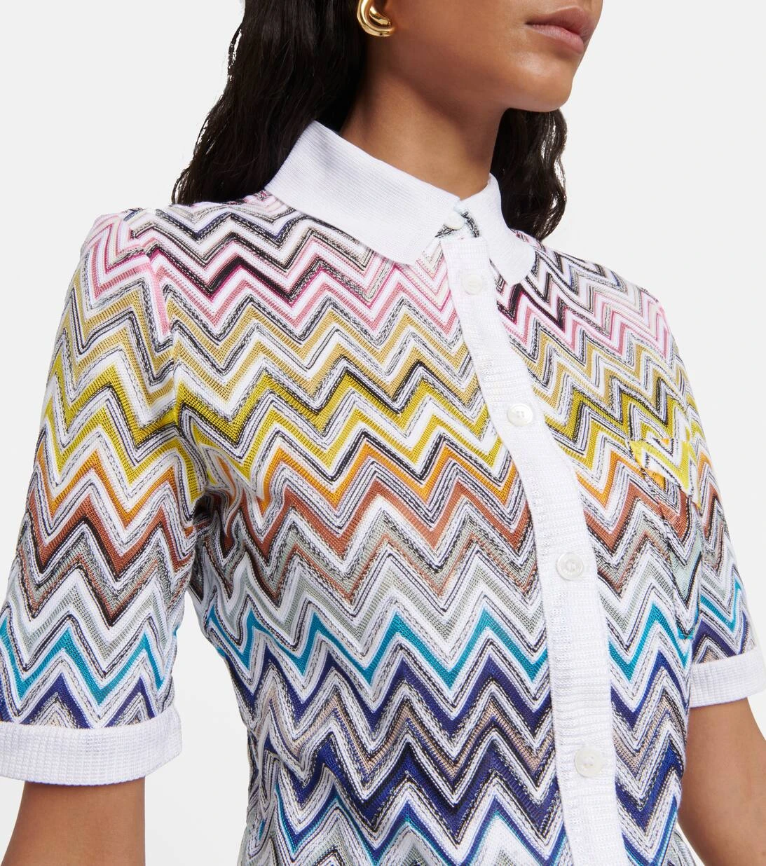 Missoni Top Aus Einem Baumwollgemisch 6 Missoni Top Aus Einem Baumwollgemisch – Bild 4