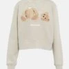 Palm Angels Besticktes Sweatshirt Aus Baumwolle