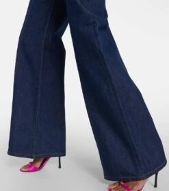 Victoria Beckham High-Rise Wide-Leg Jeans Bianca -FRAME || Dolce & Gabbana Verkäufe P00780547 d2