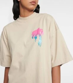 Palm Angels Bedrucktes T-Shirt -FRAME || Dolce & Gabbana Verkäufe P00781488 d1